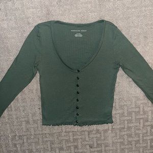 American Eagle Outfitters green top